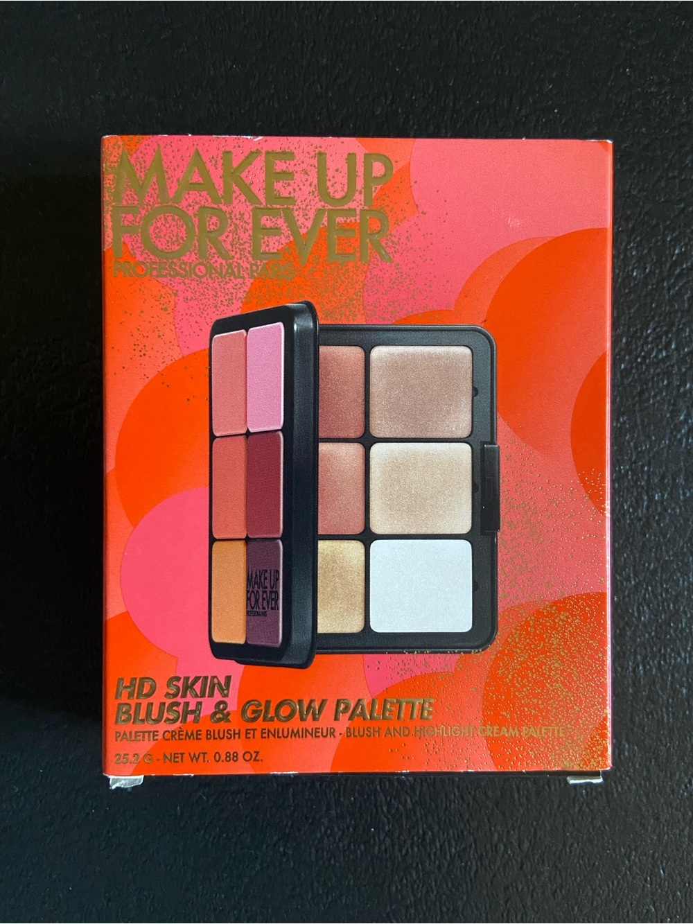 Makeup Forever HD Skin Blush & Glow Palette - Pink, Peach, Gold, Champagne
